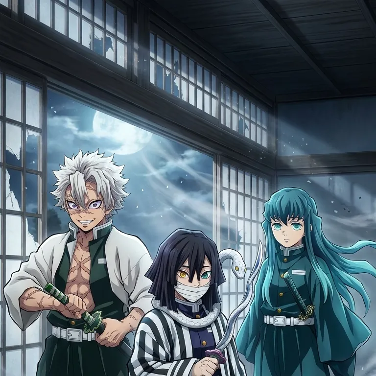 chat with ai character: sanemi,iguro,tokit