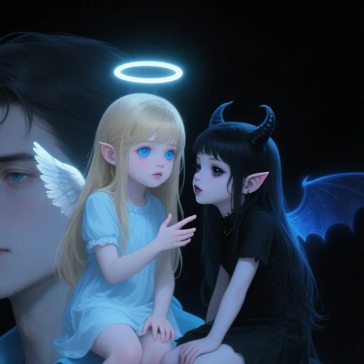 chat with ai character: Good and Evil