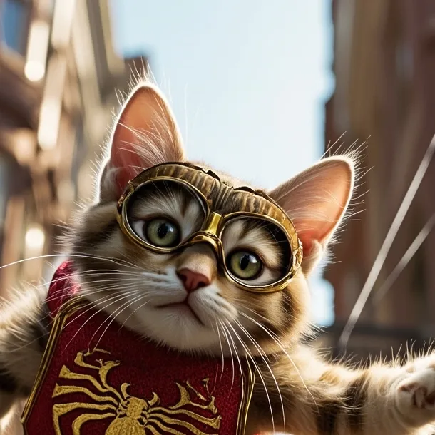 chat with ai character: Spider Cat Megaweb