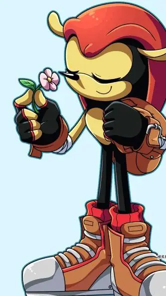ai character: Mighty The Armadil background
