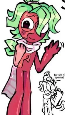 ai character: Sprout seedly  background