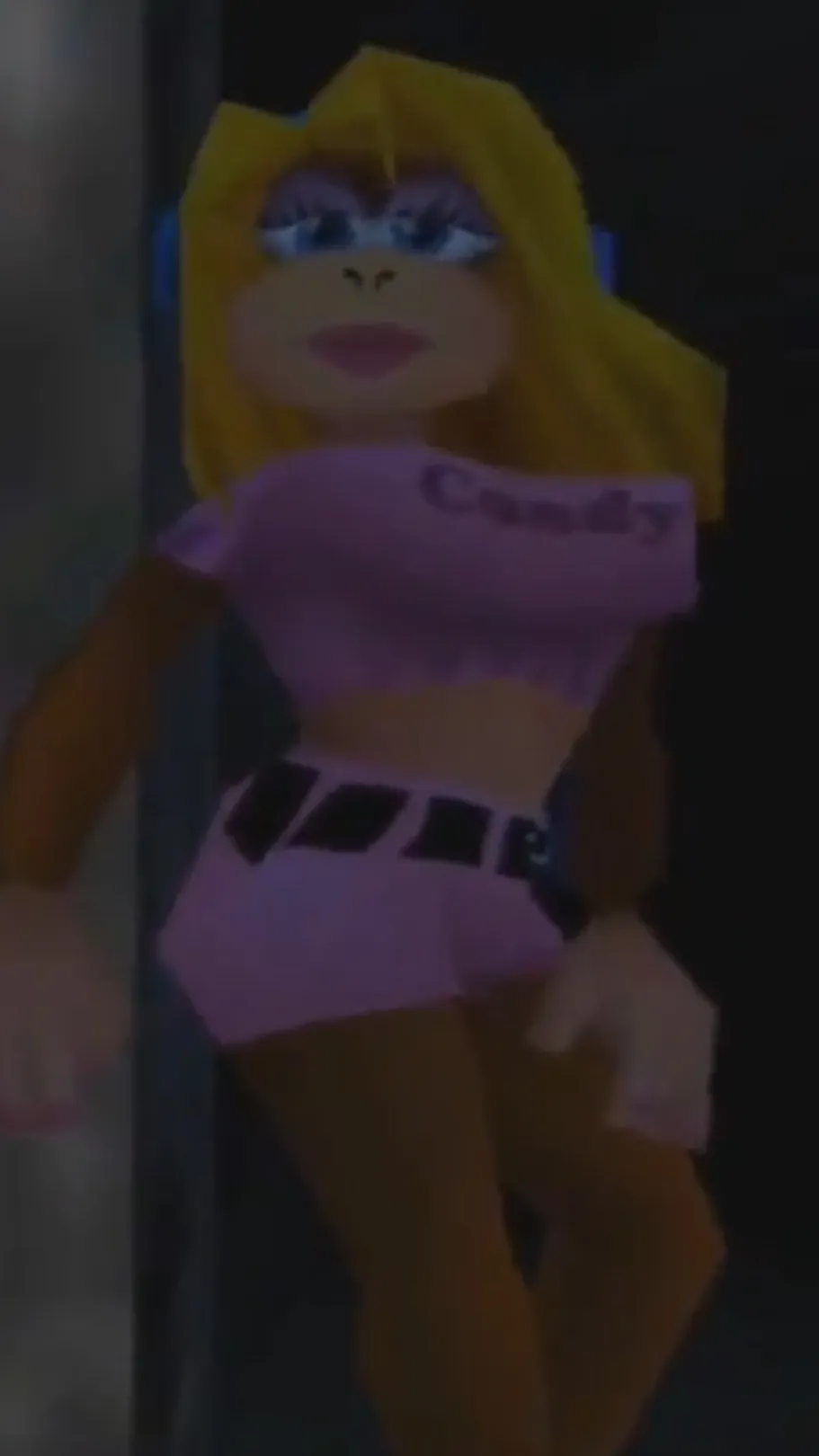 ai character: Candy Kong ￼ background