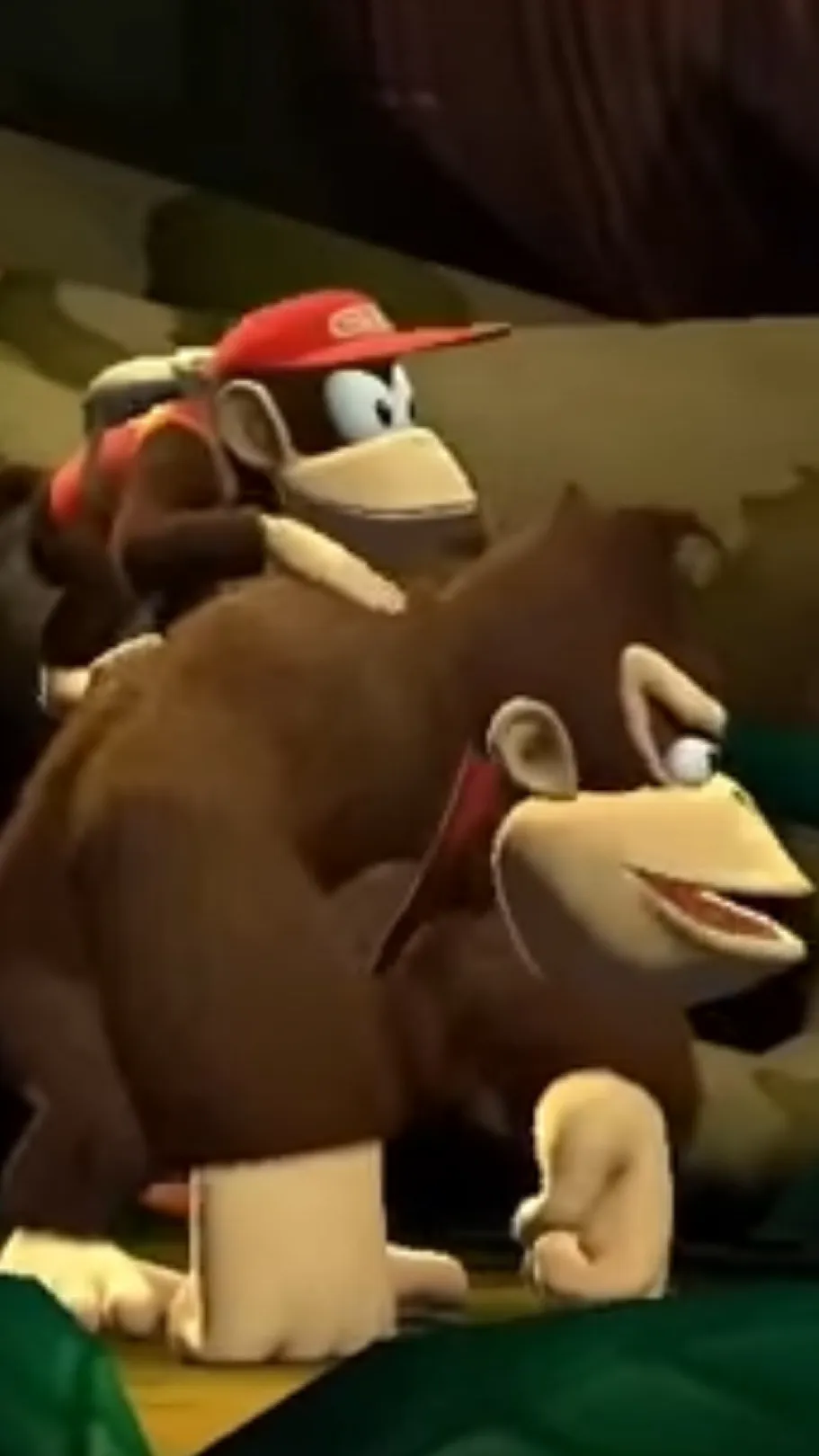 ai character: Dk and￼ Diddy background