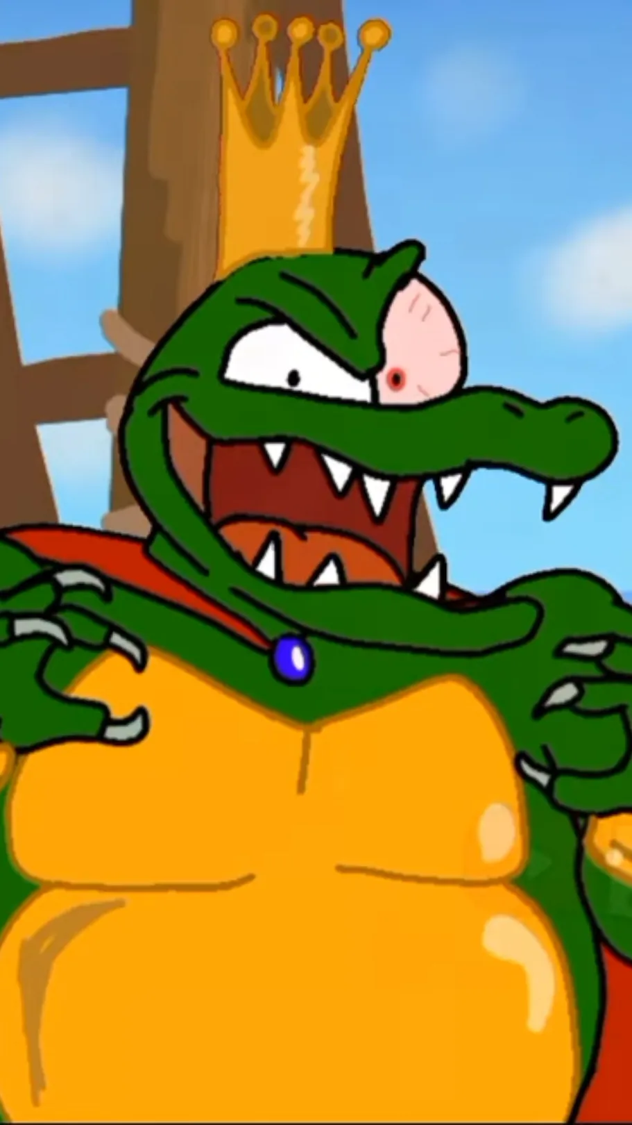 ai character: King K rool￼ background