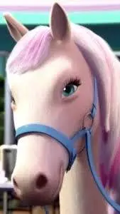 ai character: show horse  background