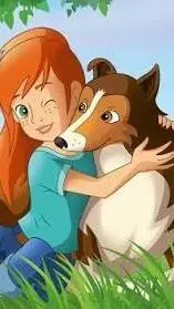 ai character: lassie do background