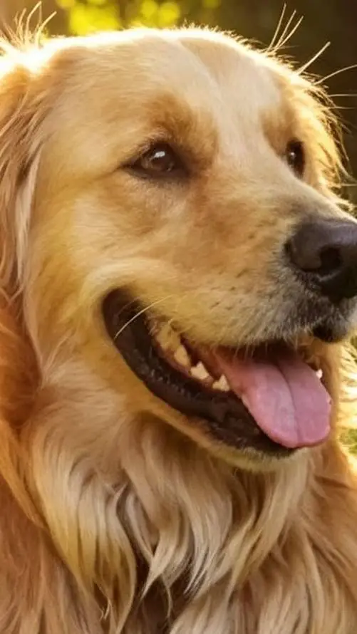 ai character: sad dog background