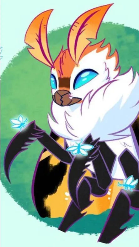 ai character: Mothra :3 background