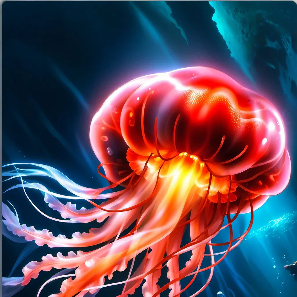 chat with ai character: Red Jellyfish