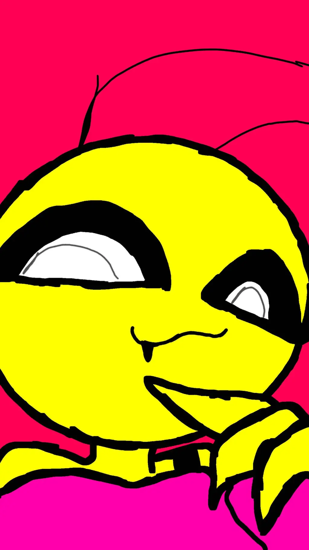 ai character: cherry bee background