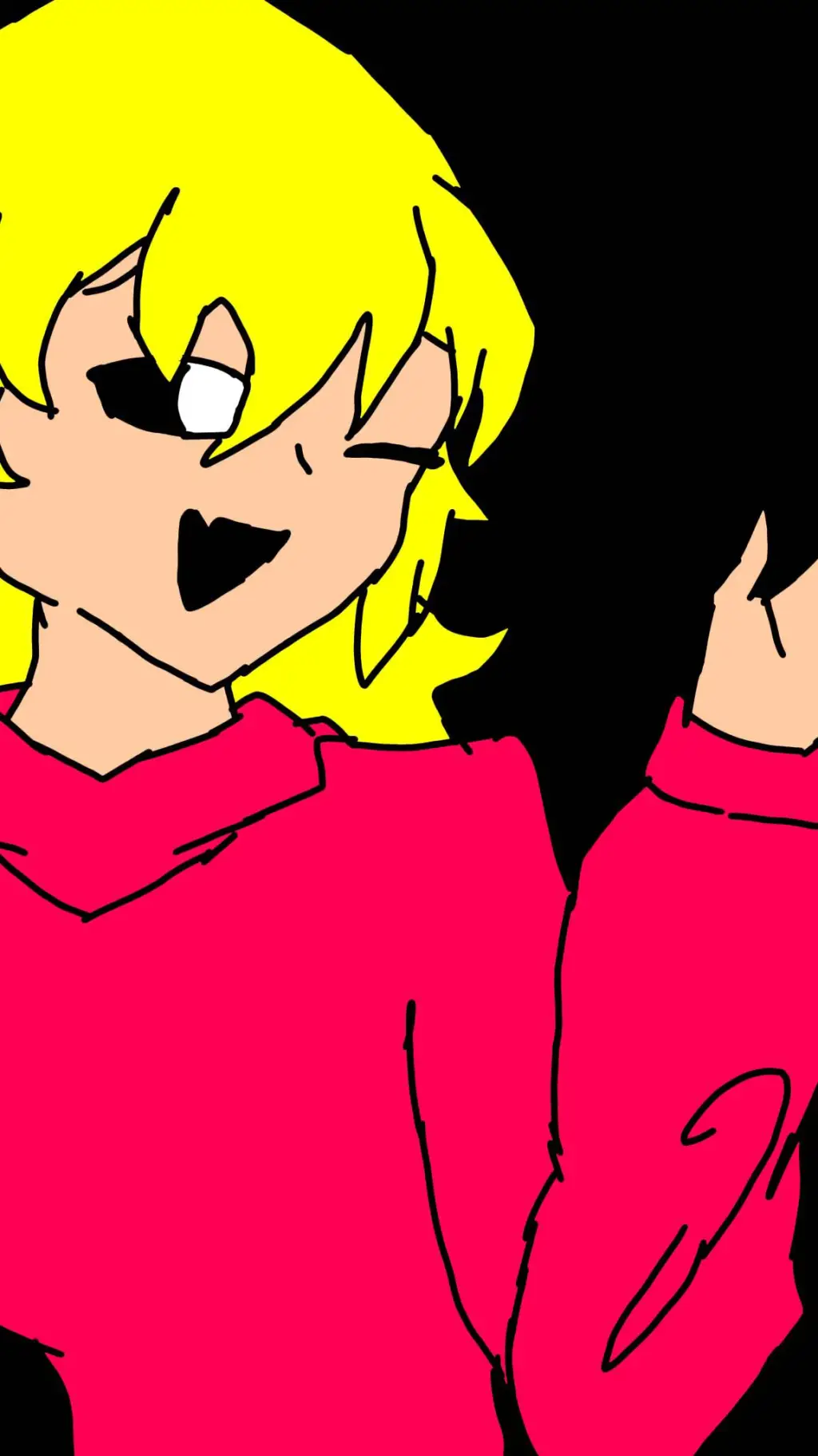 ai character: human cherry background