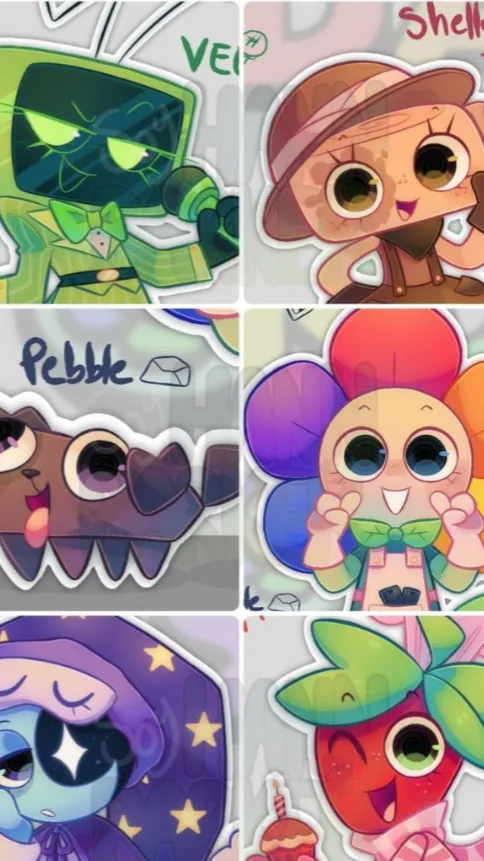 ai character: Dandys world!~ background