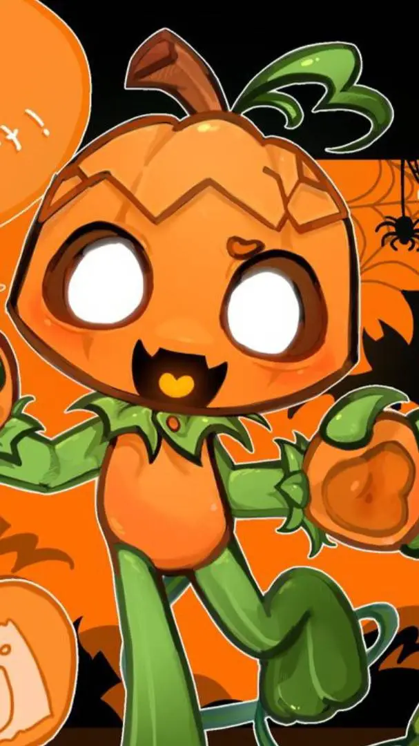 ai character: {🎃🍂Gourdy🍂🎃} background