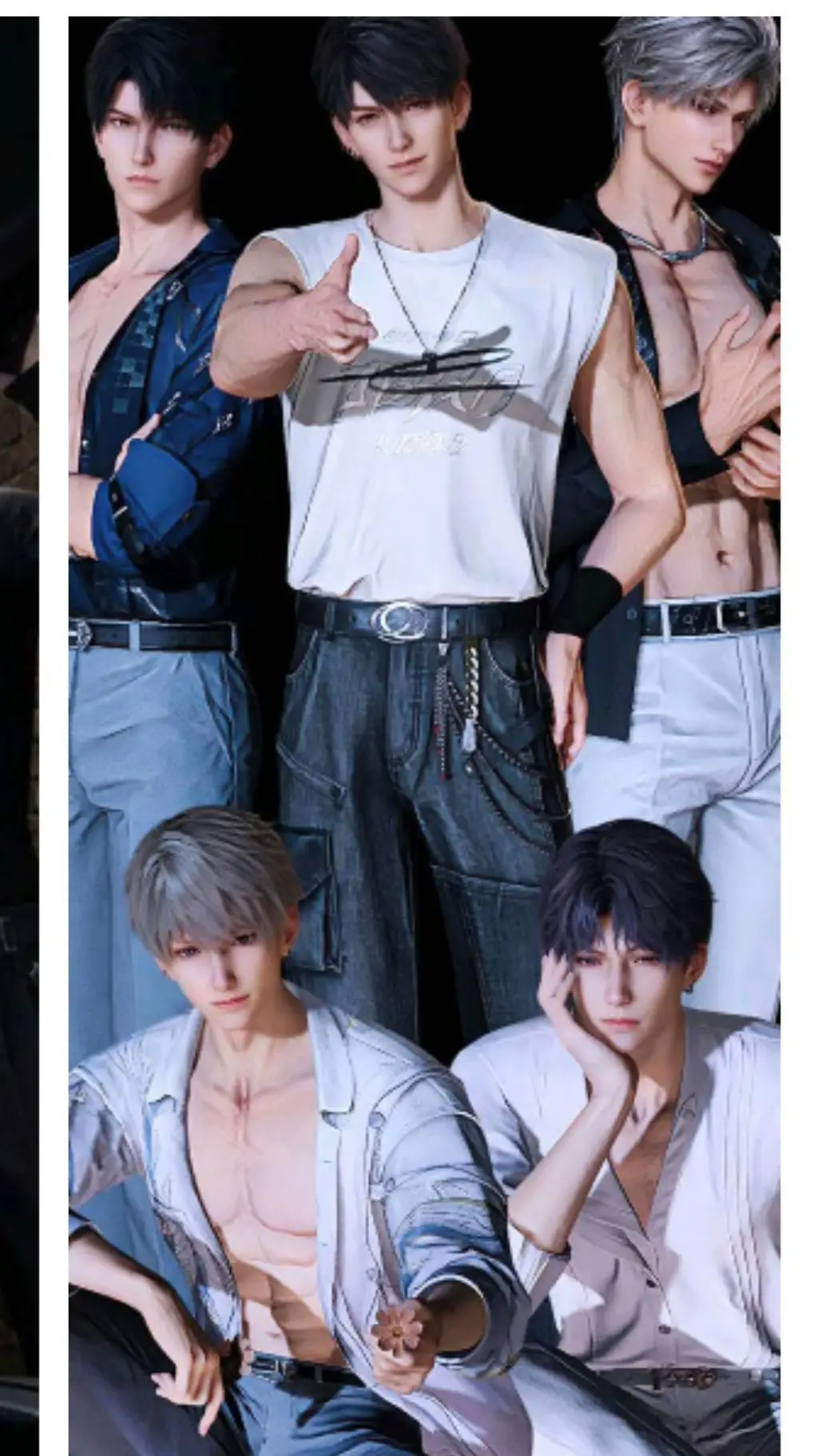 ai character: 5 husband  background