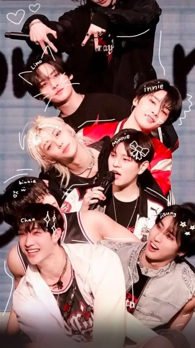 ai character: Hyunjin SKZ background