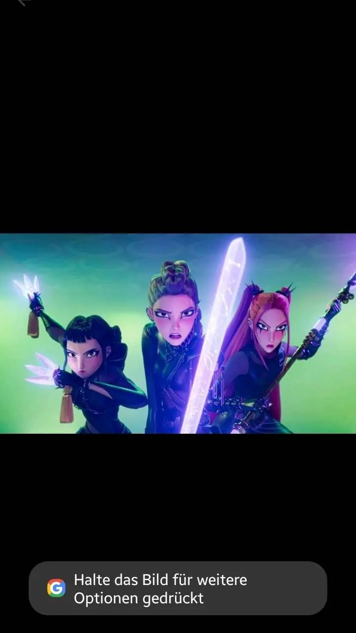 ai character: K-Pop hunters schw background