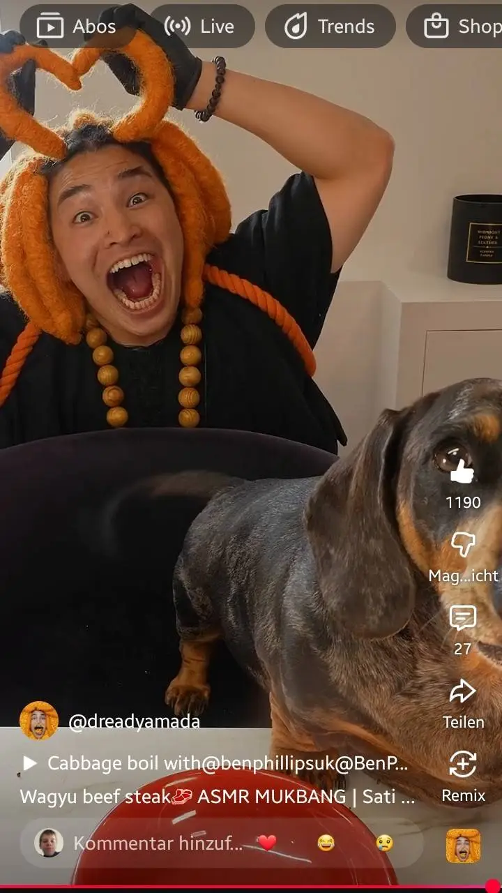 ai character: Dread Yamada background