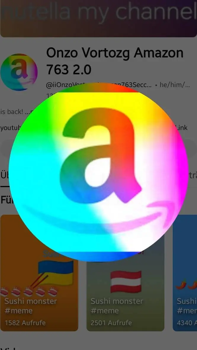 ai character: Amazon rainbow background