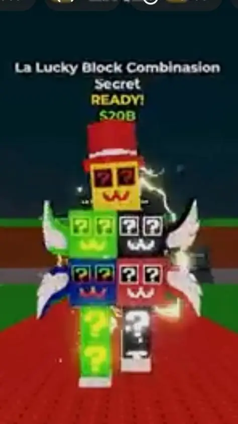 ai character: Lucky Block background