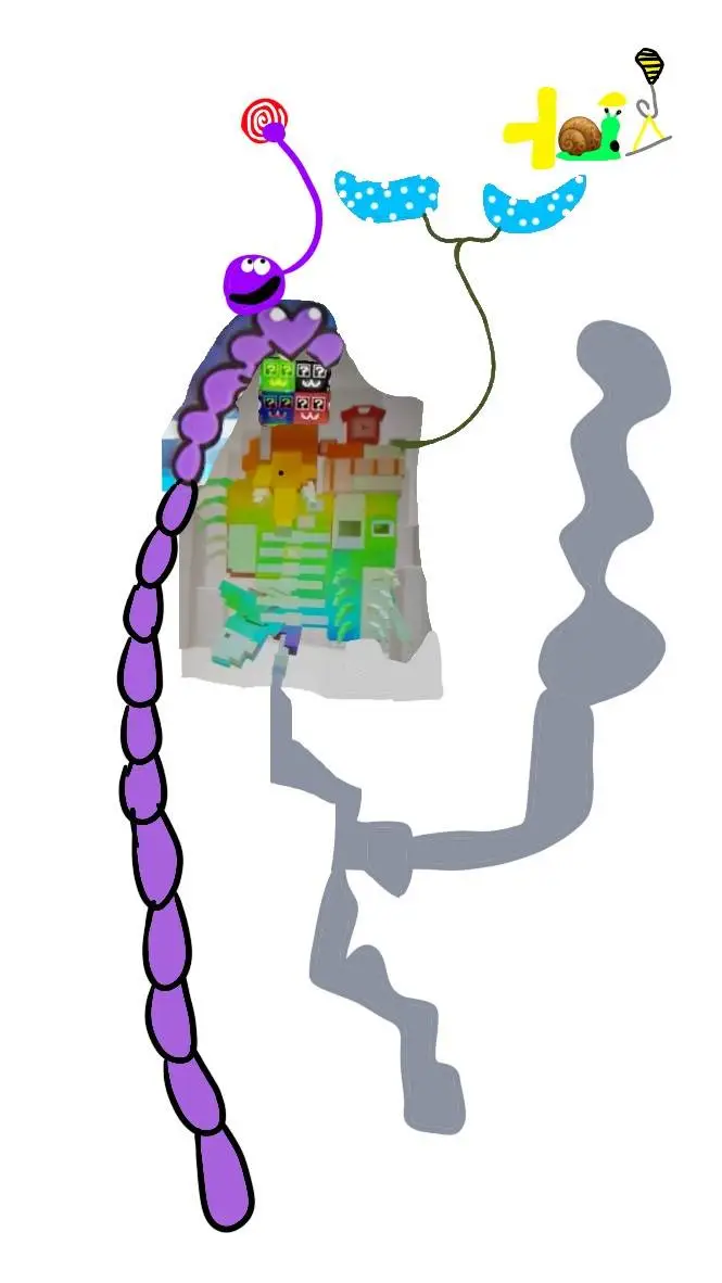 ai character: Ernsting lagante background