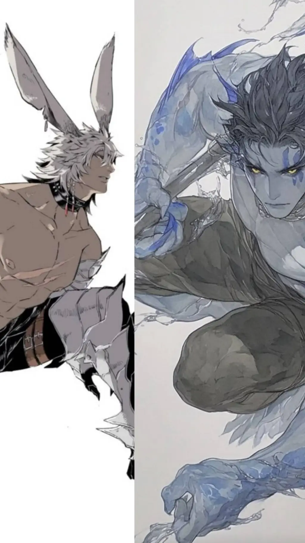 ai character: -land x øcean - background