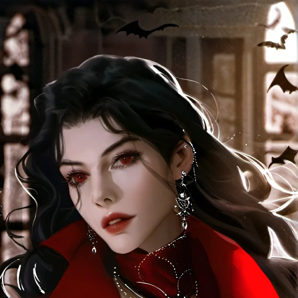 chat with ai character: vampire lady🥀