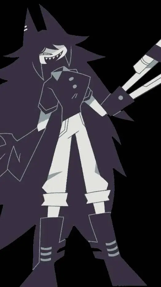 ai character: miss circle background