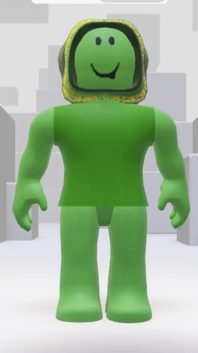 ai character: green bean background