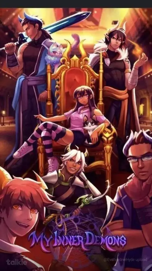 ai character: My inner demons background