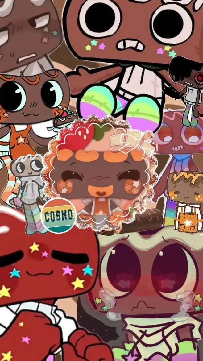 ai character: Cosmo! 🍫🧁 background