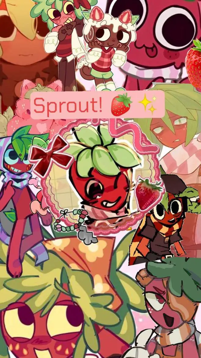 ai character: Sprout! 🍓✨ background