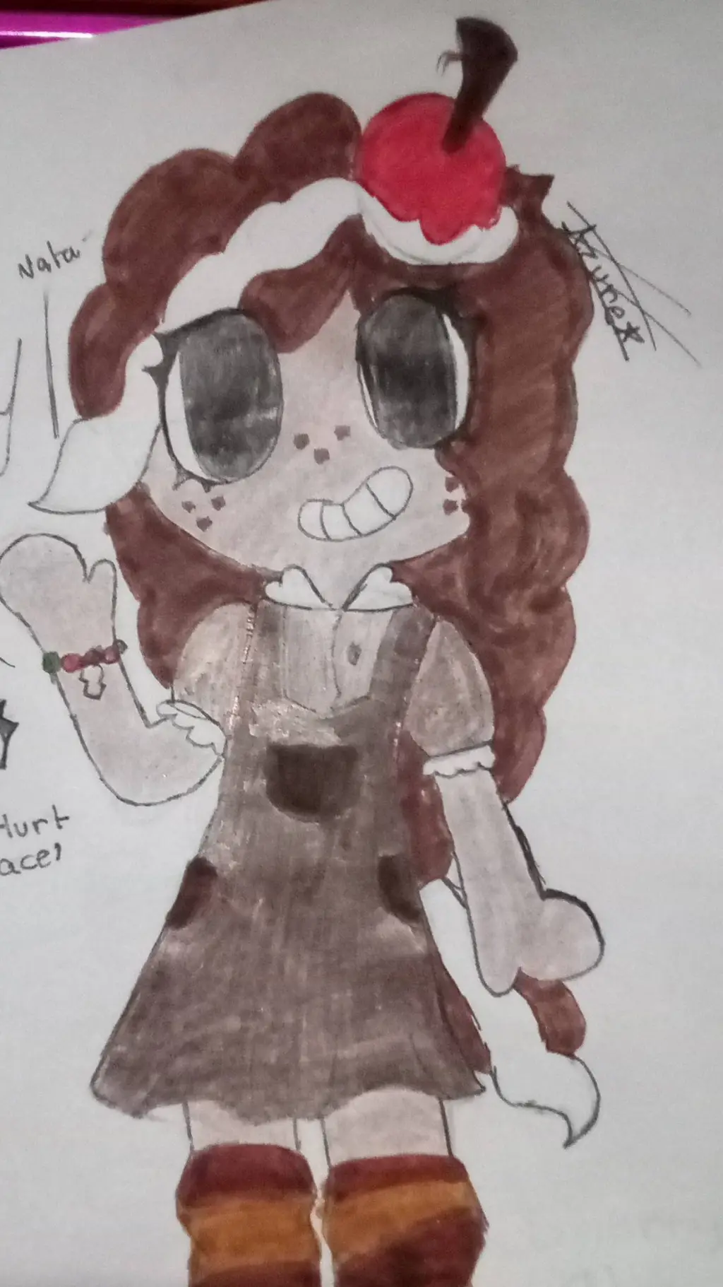 ai character: Sherry! 🍒🍫 background