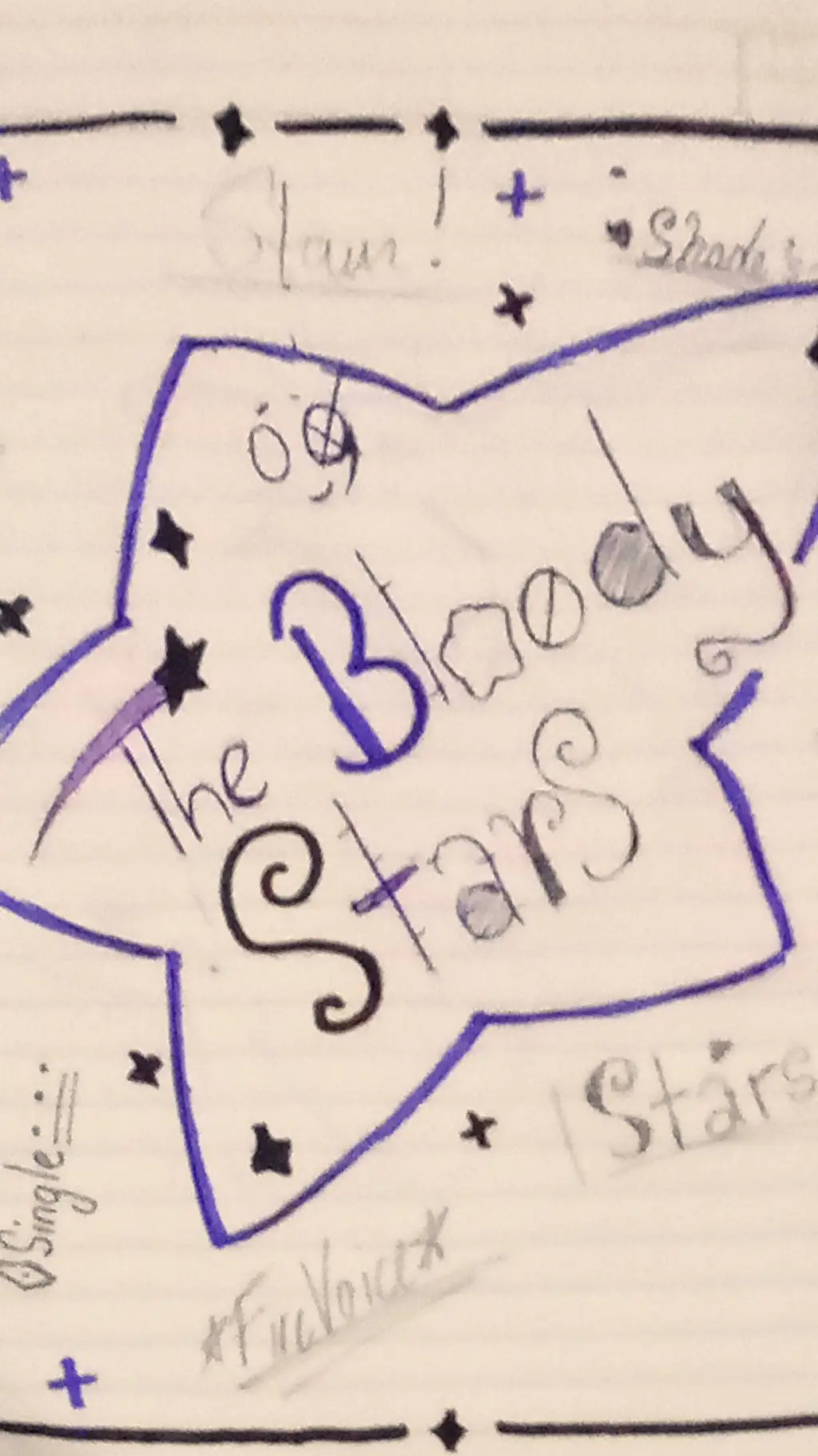 ai character: ✨The Bloody Stars💜 background