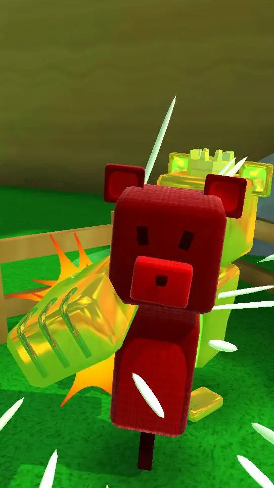 ai character: le oso barren background