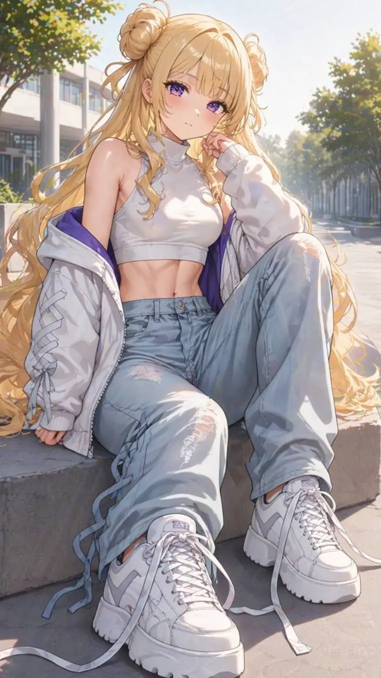 ai character: High School Dream background