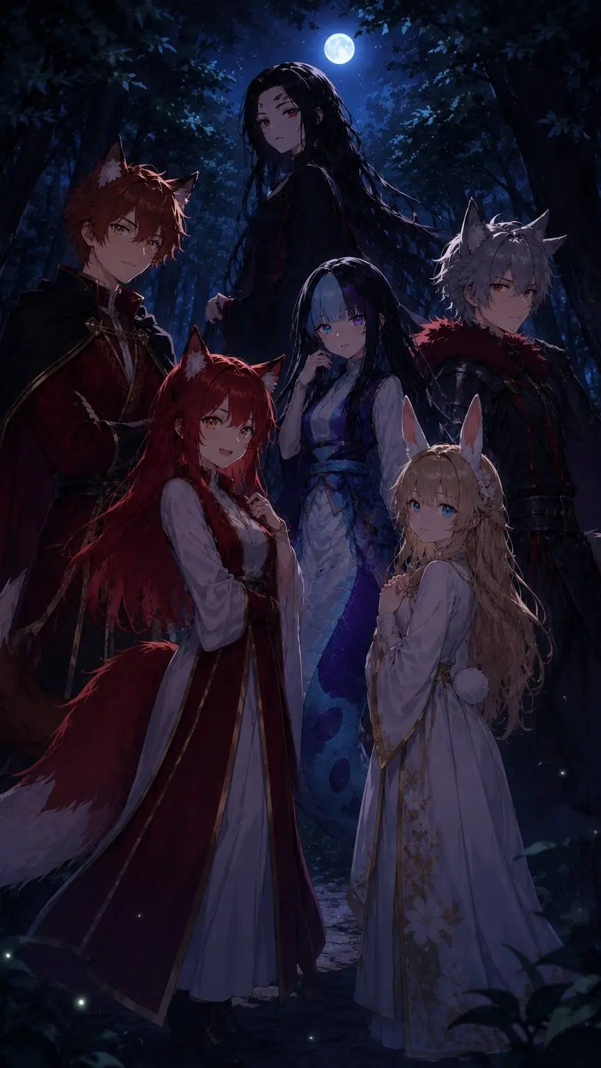 ai character: Hybria background