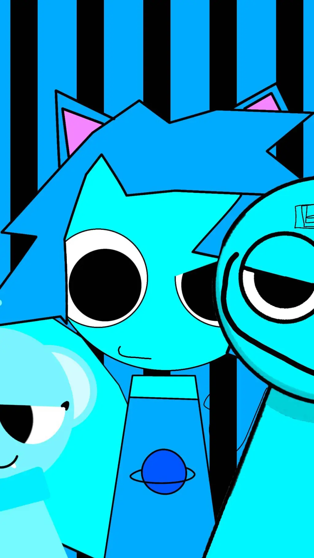 ai character: sprunki+my ocs background