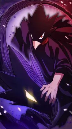 ai character: Tokoyami bf🖤 background