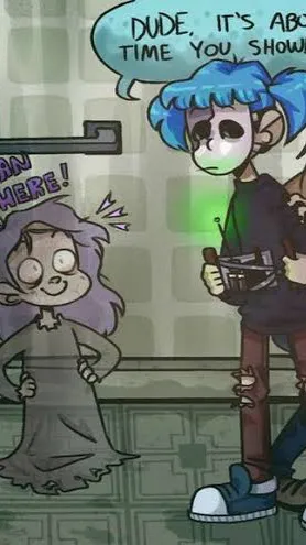 ai character: Sally and Megan background