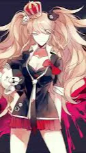 ai character: Junko enishima  background