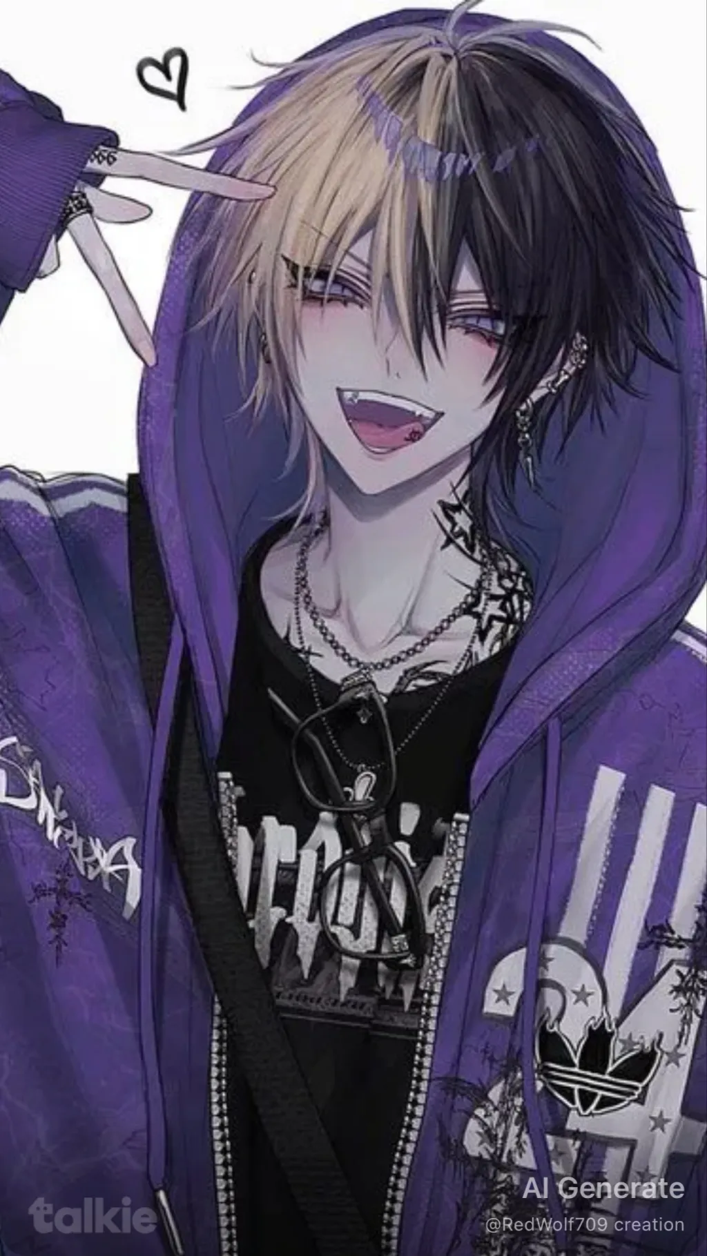 ai character: Vampire bf🩸❤️ background
