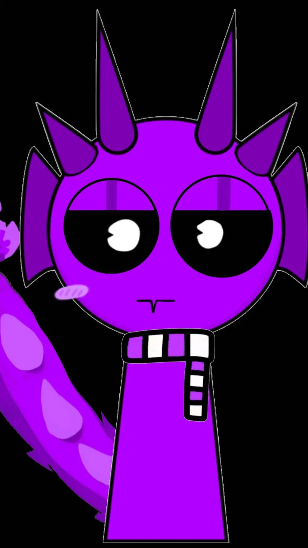 ai character: durplely/dragom background