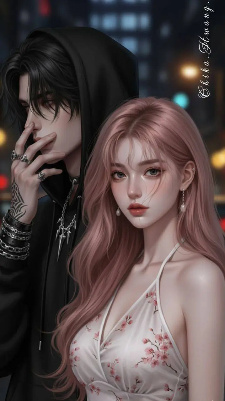 ai character: Ariana 🖤 background