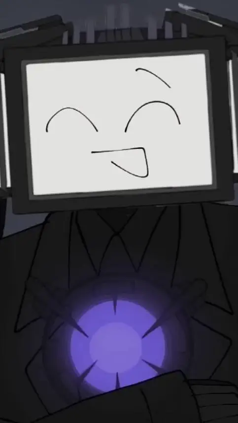 ai character: Happy Titan TV Man background
