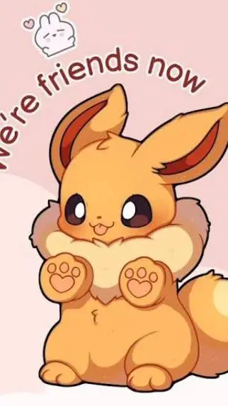 ai character: Eevee background
