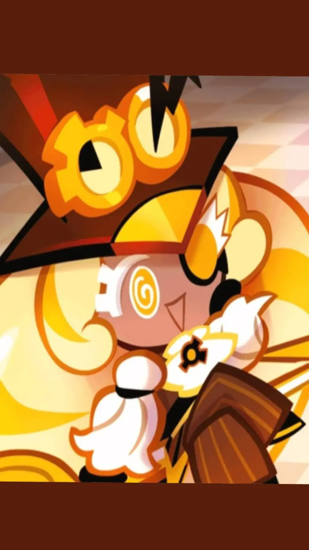 ai character: Timekeeper cookie background