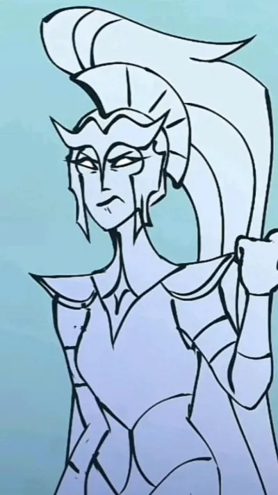 ai character: Athena crashes out background