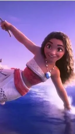 ai character: Moana  background