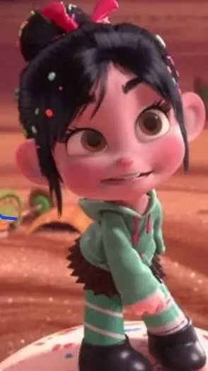 ai character: vanellope  background