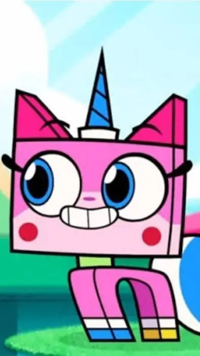 ai character: Unikitty  background